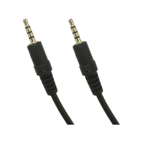 [AUX35-15-2025-BK] Cable de Audio Auxiliar 3.5 " a 3.5 " — galería 1