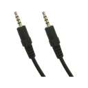 [AUX35-15-2025-BK] Cable de Audio Auxiliar 3.5 " a 3.5 " — galería 1