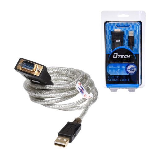 [6945279514572] Cable USB a Serial DTECH 1.8m, modelo DT-5002A — galería 3