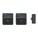 [B0DQL7L91K] Micrófono inalámbrico SX8 (1 receptor + 2 transmisores) — galería 1