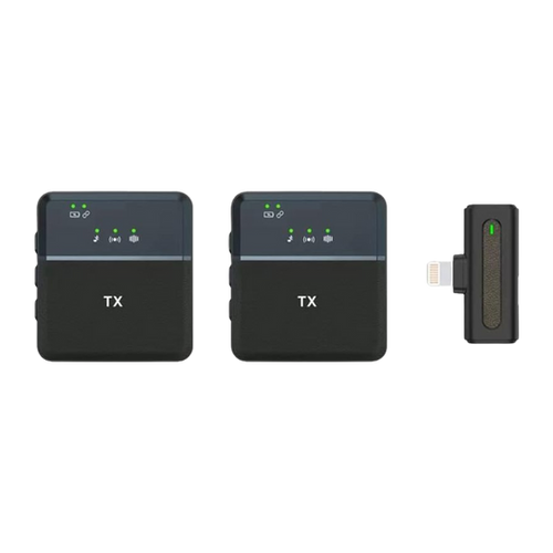 [B0DQL7L91K] Micrófono inalámbrico SX8 (1 receptor + 2 transmisores) — galería 3