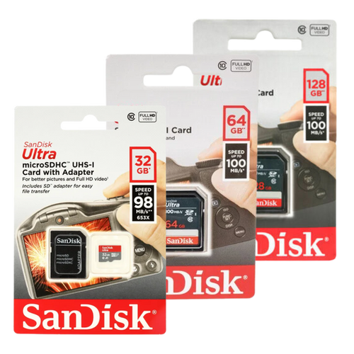 [619659185275] Tarjeta de Memoria SDHC/SDXC SanDisk Ultra – 32GB, 64GB, 128GB y 512GB — galería 1