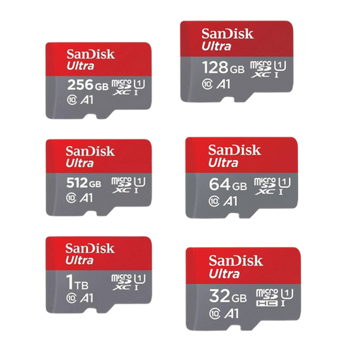 [619659200503] Tarjetas SanDisk Ultra microSDXC/microSDHC de 32GB a 1TB — galería 1