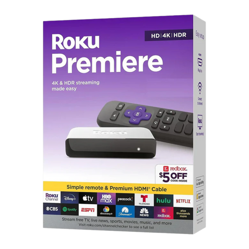 [829610007175] TV Box Roku Premiere 3920RW | Reproductor 4K con Wi-Fi — galería 3