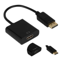 Convertidor DisplayPort macho a HDMI hembra
