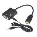 Convertidor HDMI a VGA con Salida de Audio