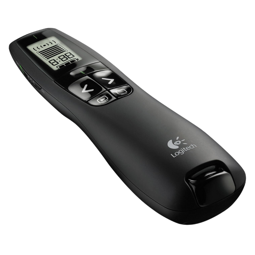 Presentador láser Logitech R800 con pantalla LCD
