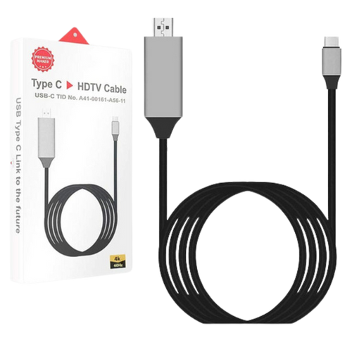 Cable USB Tipo C a HDMI 4K 30Hz 2 Metros