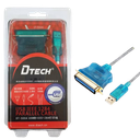 Cable USB a paralelo DTECH de 1,8 m, modelo DT-5004